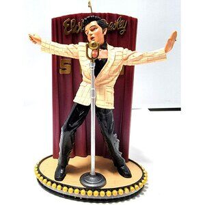 Carlton Cards Christmas Ornament The King of Rock and Roll Elvis Music 2002